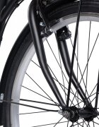 Rich Bicicleta City Carpat C26263A NegruAlb roti 26 inch 7 viteze inaltime utilizator 150-165 cm greutate suportata 120 kg