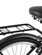 Rich Bicicleta City Carpat C26263A NegruAlb roti 26 inch 7 viteze inaltime utilizator 150-165 cm greutate suportata 120 kg