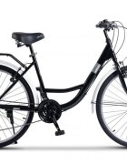 Rich Bicicleta City Classic Echipare Linie Carpat 21 Viteze roti 26 Inch fV-Brake R2632A Negru