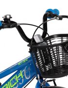 RICH BIKE Bicicleta pentru copii 5-7 ani Rich R1805A AlbastruVerde 18 inch