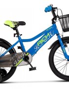 RICH BIKE Bicicleta pentru copii 5-7 ani Rich R1805A AlbastruVerde 18 inch