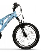 RICH BIKE Bicicleta pentru copii MTB-FS Carpat Alpin C20279A AlbastruAlbNegru 20 inch schimbatoare Shimano frane V-brake