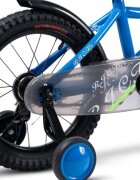 RICH BIKE Bicicleta pentru copii Rich R1605A roti 16 inch 4-6 ani AlbastruVerde