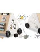 Ricokids Antemergator din lemn cu diverse activitati 28 x 35 x 53 cm RK-875