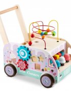 Ricokids Antemergator din lemn tip magazin cu inghetata si diverse activitati 48 x 27.5 x 40.5 cm RK-873