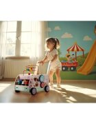 Ricokids Antemergator din lemn tip magazin cu inghetata si diverse activitati 48 x 27.5 x 40.5 cm RK-873