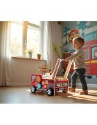 Ricokids Antemergator din lemn tip masina de pompieri si diverse activitati 48 x 27.5 x 40.5 cm RK-873