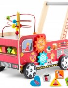 Ricokids Antemergator din lemn tip masina de pompieri si diverse activitati 48 x 27.5 x 40.5 cm RK-873