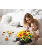 Ricokids Antepremergator educational multifunctional 2in1 Walker Car Alb cu panou interactiv detasabilpianangrenaje mobilezornaitoriroti cu blocare