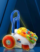 Ricokids Antepremergator educational multifunctional 2in1 Walker Car Alb cu panou interactiv detasabilpianangrenaje mobilezornaitoriroti cu blocare
