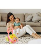 Ricokids Antepremergator educational multifunctional 2in1 Walker Car Roz cu panou interactiv detasabilpianangrenaje mobilezornaitoriroti cu blocare