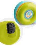 Ricokids Antepremergator educational multifunctional 2in1 Walker Car Turcoaz cu panou interactiv detasabilpianangrenaje mobilezornaitoriroti cu blocare