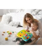 Ricokids Antepremergator educational multifunctional 2in1 Walker Car Turcoaz cu panou interactiv detasabilpianangrenaje mobilezornaitoriroti cu blocare
