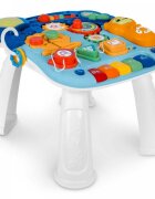 Ricokids Antepremergator educational transformabil 4 in 1 Albastru cu panou interactiv detasabiltransformabil in masuta de activitativehicul fara pedale sau trotineta33 melodiivolum reglabil