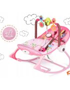 Ricokids Balansoar 3 in 1 cu vibratii 7303 roz
