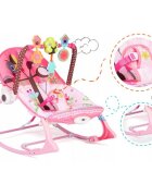Ricokids Balansoar 3 in 1 cu vibratii 7303 roz