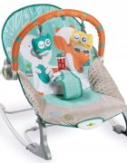 Ricokids Balansoar cu vibratii vulpita si ursul 7309 turcoaz