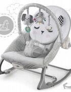 Ricokids Balansoar multifunctional cu vibratii panda 3 jucarii 7323 gri