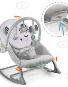 Ricokids Balansoar multifunctional cu vibratii panda 3 jucarii 7323 gri