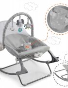 Ricokids Balansoar multifunctional cu vibratii panda 3 jucarii 7323 gri