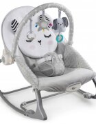 Ricokids Balansoar multifunctional cu vibratii panda 3 jucarii 7323 gri