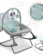 Ricokids Balansoar multifunctional cu vibratii panda 3 jucarii 7324 turcoaz