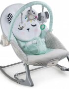 Ricokids Balansoar multifunctional cu vibratii panda 3 jucarii 7324 turcoaz