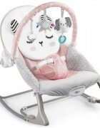 Ricokids Balansoar multifunctional cu vibratii panda 3 jucarii 7325 roz