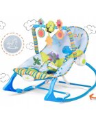 Ricokids Balansoar multifunctional cu vibratii si muzica 7302 Albastru