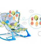 Ricokids Balansoar multifunctional cu vibratii si muzica 7302 Albastru