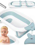 Ricokids Cadita pliabila cu termometru digital inclus Butterfly Blue
