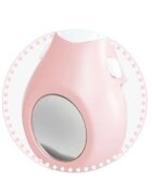 Ricokids Carusel muzical 2in1 pentru bebelusi Roz cu telecomanda 13 melodii linistitoare cronometru functie proiector si lampa de veghe