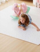 Ricokids Covoras de joaca puzzle 150x150 cm Stelute Gri 9 pieserealizat din spuma EVA inodoraantiderapantrezistent la apausor de curatatconfiguratii multipleutilizare camera copiicresegradinite