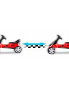 Ricokids Kart cu pedale si roti din plastic dur Gokart RK-595 Rosu