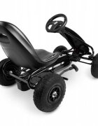Ricokids Kart cu pedale si roti gonflabile gokart rk 590 negru