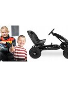 Ricokids Kart cu pedale si roti gonflabile gokart rk 590 negru