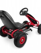 Ricokids Kart cu pedale si roti gonflabile Gokart rk 590 rosu