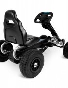 Ricokids Kart cu pedale si roti gonflabile Gokart RK-591 negru