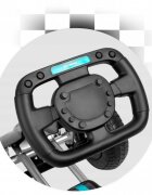 Ricokids Kart cu pedale si roti gonflabile Gokart RK-591 negru