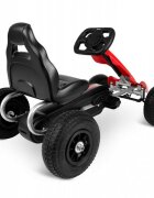 Ricokids Kart cu pedale si roti gonflabile Gokart RK-591 Rosu