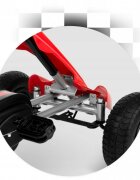 Ricokids Kart cu pedale si roti gonflabile Gokart RK-591 Rosu