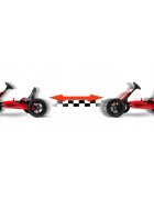 Ricokids Kart cu pedale si roti gonflabile gokart rk 592 rosu