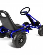 Ricokids Kart cu pedale si roti gonflabile Gokart rk 594 albastru