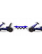 Ricokids Kart cu pedale si roti gonflabile Gokart rk 594 albastru