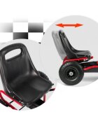 Ricokids Kart cu pedale si roti gonflabile Gokart rk 594 rosu