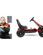 Ricokids Kart cu pedale si roti gonflabile Gokart rk 594 rosu