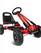 Ricokids Kart cu pedale si roti gonflabile Gokart rk 594 rosu
