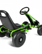 Ricokids Kart cu pedale si roti gonflabile Gokart rk 594 verde