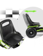 Ricokids Kart cu pedale si roti gonflabile Gokart rk 594 verde