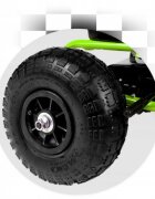 Ricokids Kart cu pedale si roti gonflabile Gokart rk 594 verde